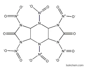 Molecular Structure of 115029-33-9 (Octahydro-1,3,4,5,7,8-hexanitro-diimidazo[4,5-b:4',5'-e]pyrazine-2,6(1H,3H)-dione)